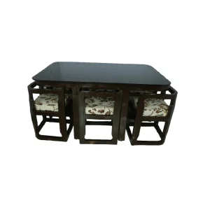 6 Seater Glass Dining Table