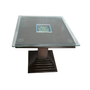 Digital Printed Teak Wood Corner Table