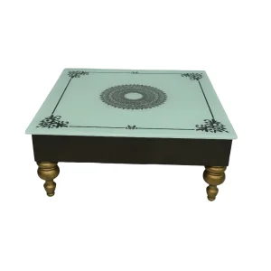 Buy Digital Printed Glass Center Table for Living Room