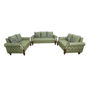 7 Seater Sofa set, Teak Wood (3+2+2) sofa for Living Room